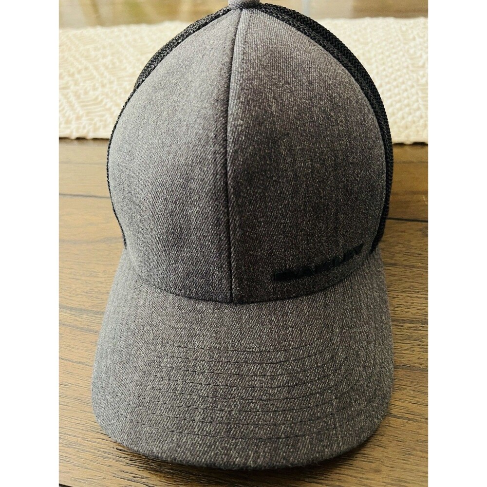 Oakley Flexfit Yupoong Heather Gray Mesh Back Hat Cap Men's Size L-XL